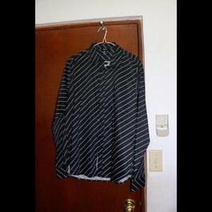 Forever 21 Men's Stripe Button Up